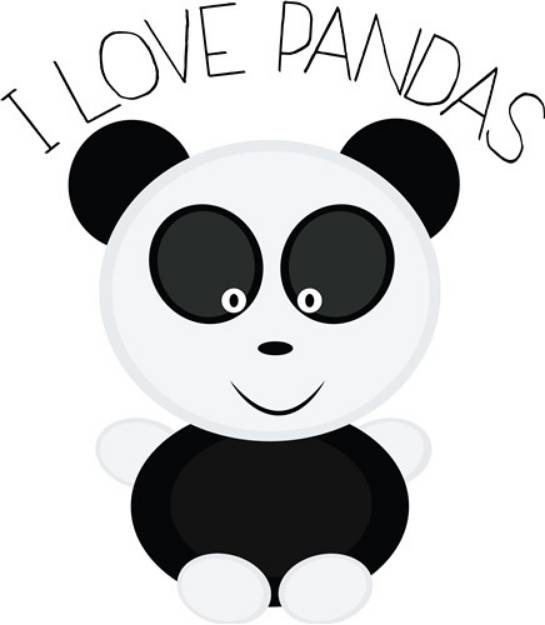 Picture of Love Pandas SVG File