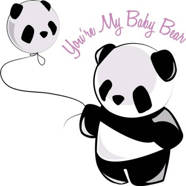 Picture of Baby Bear SVG File