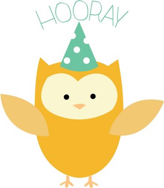 Picture of Hooray Owl SVG File