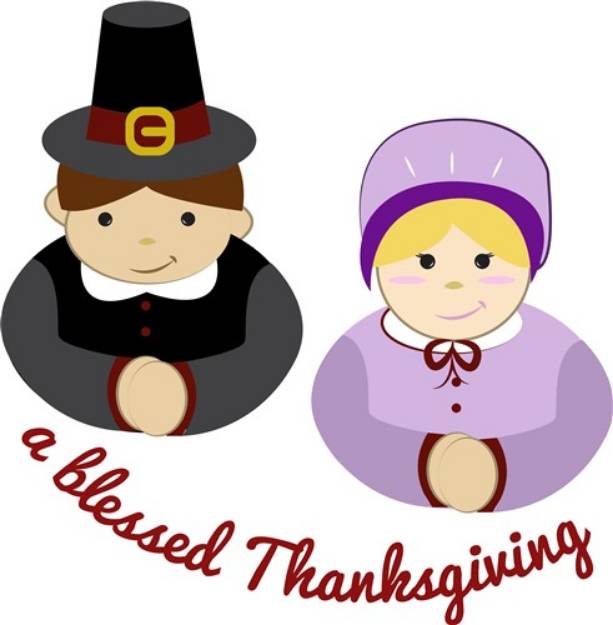 Picture of Blessed Thanksgiving SVG File