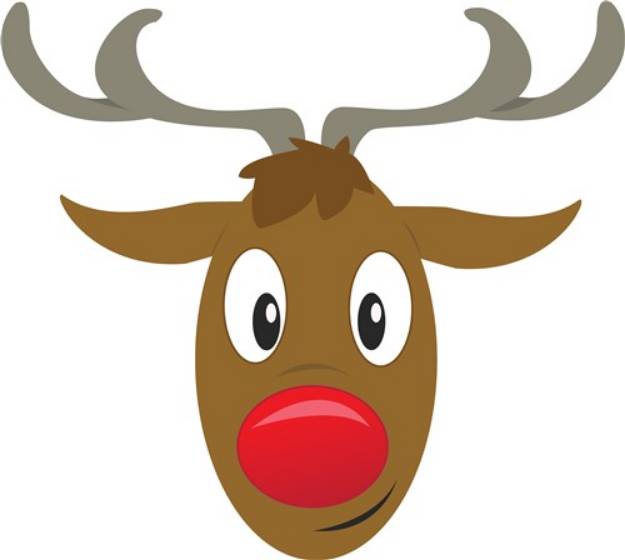Picture of Rudolph Reindeer SVG File