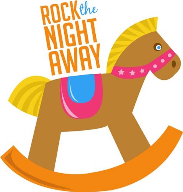 Picture of Rock Night Away SVG File