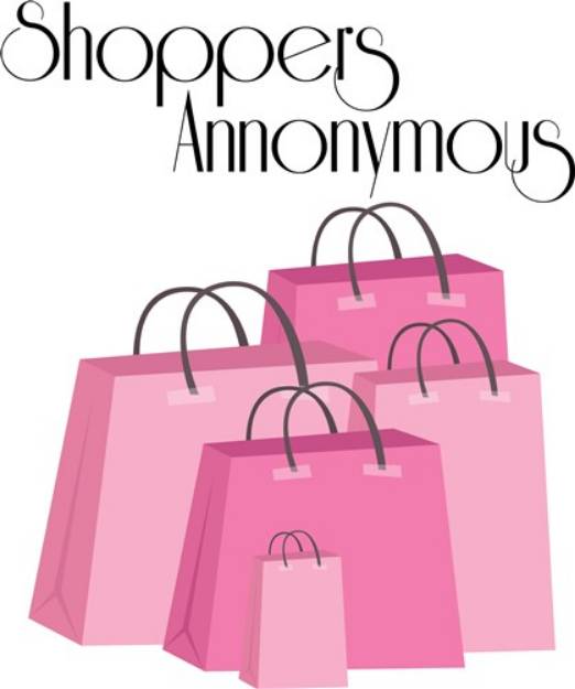 Picture of Shoppers Annonymous SVG File