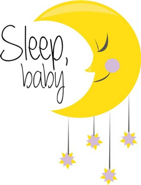 Picture of Sleep Baby SVG File