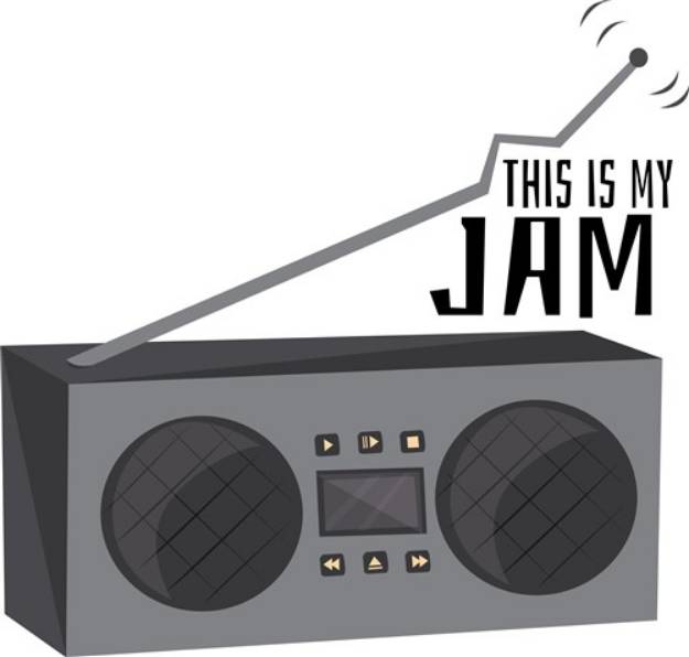 Picture of My Jam SVG File