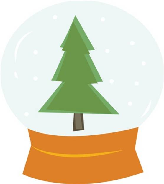Picture of Xmas Snow Globe SVG File
