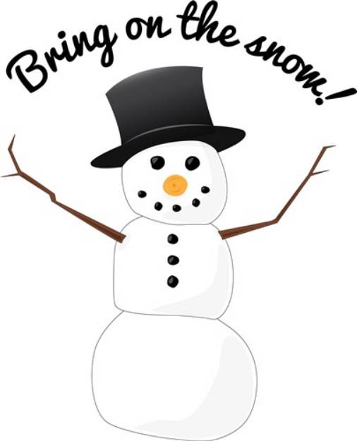 Picture of Bring On Snow SVG File