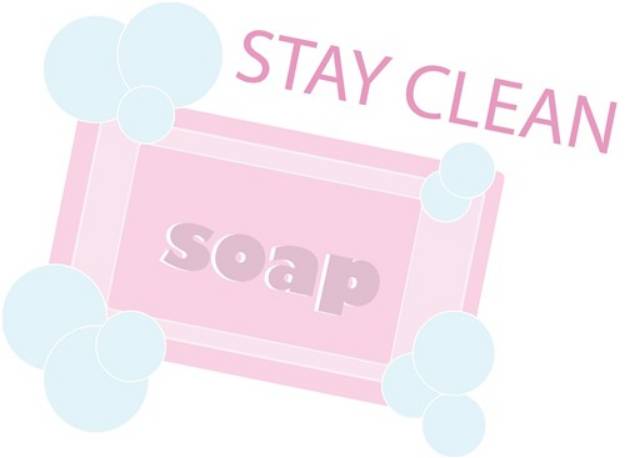 Picture of Stay Clean SVG File