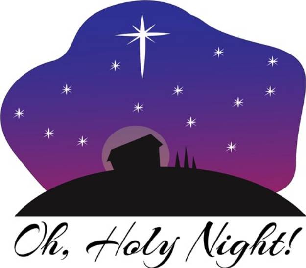 Picture of Holy Night SVG File