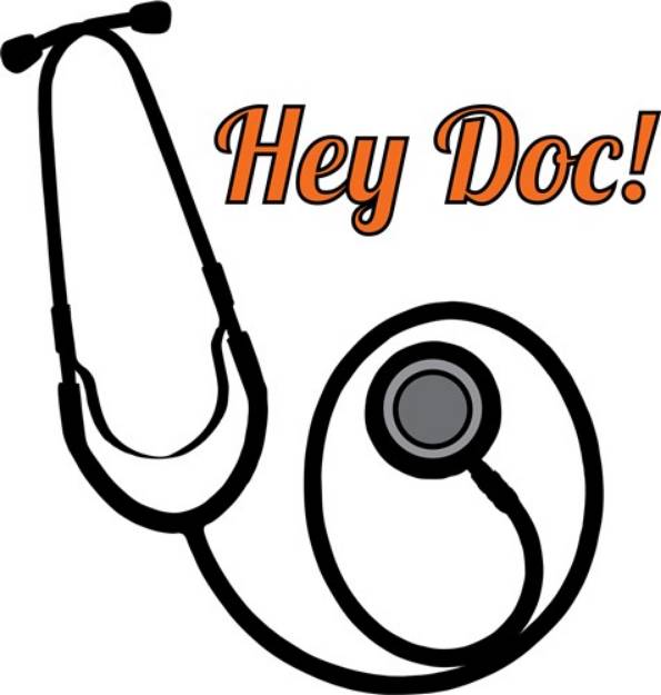 Picture of Hey Doc SVG File