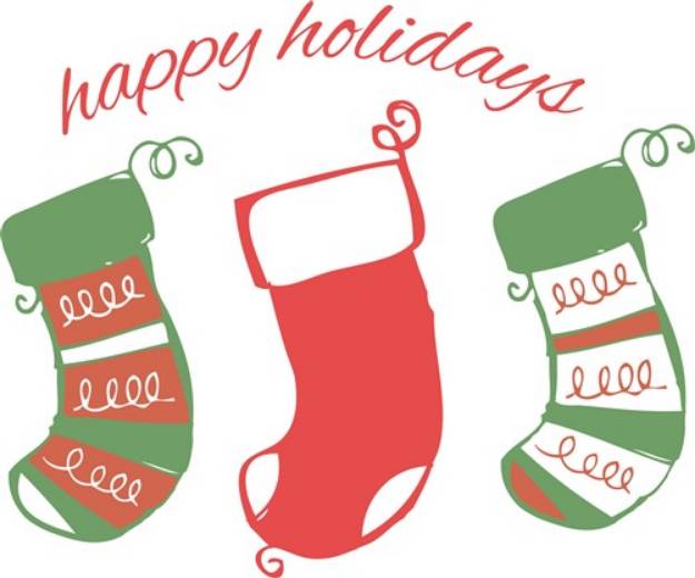 Picture of Happy Holidays SVG File