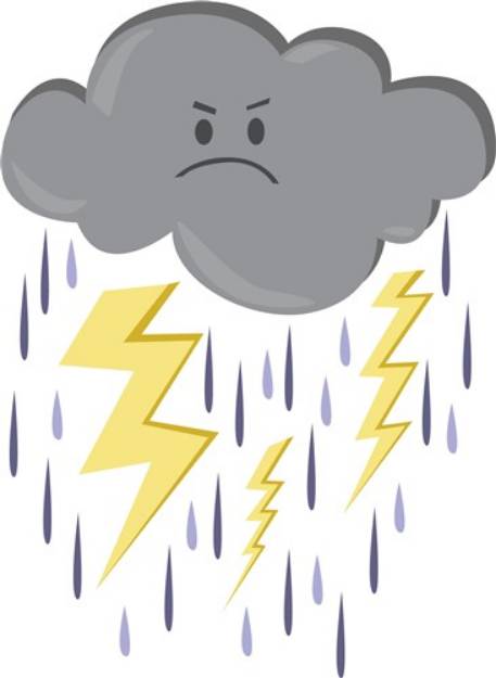 Picture of Storm Cloud SVG File
