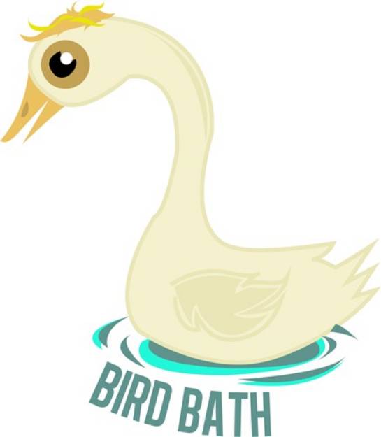 Picture of Bird Bath SVG File