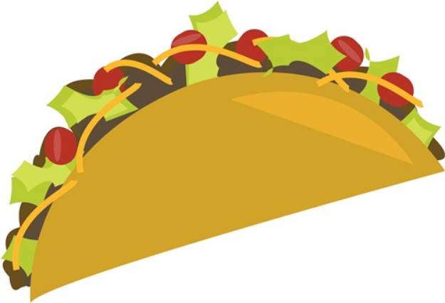 Picture of Taco Dinner SVG File