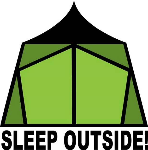 Picture of Sleep Outside SVG File