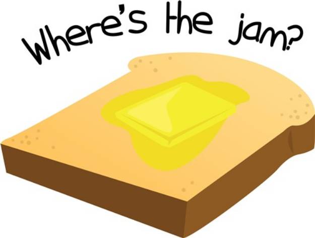 Picture of Wheres Jam SVG File