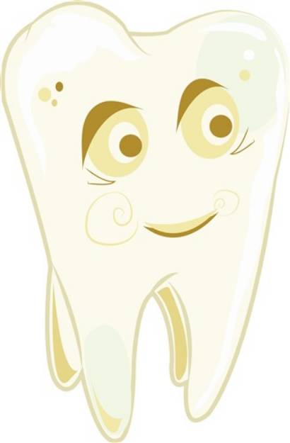 Picture of Cartoon Tooth SVG File