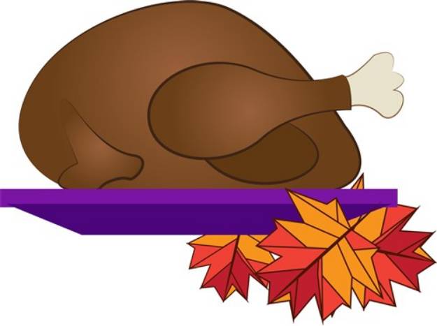 Picture of Turkey Dinner SVG File