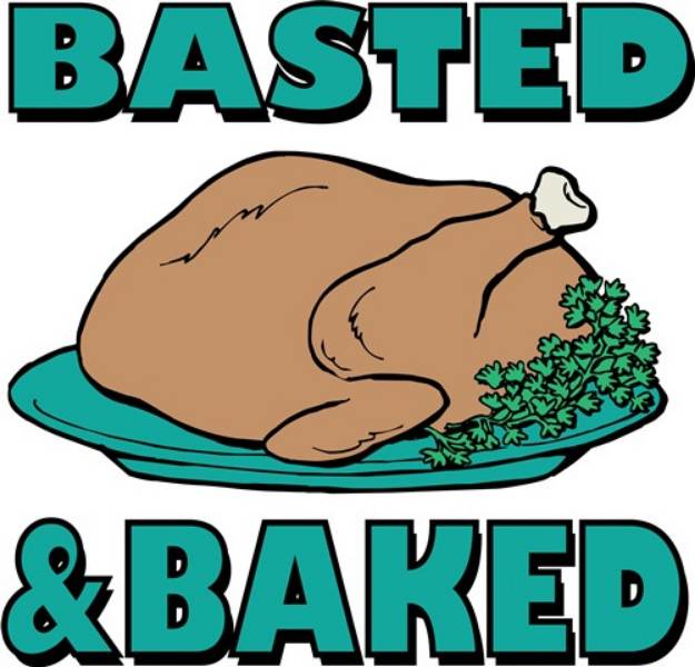 Picture of Basted Turkey SVG File