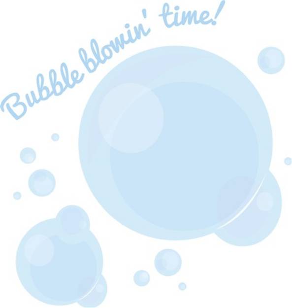 Picture of Bubble Blowin SVG File