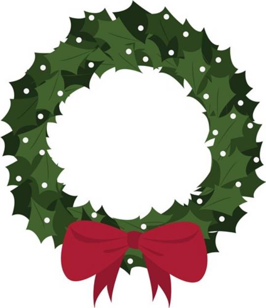 Picture of Xma Wreath SVG File