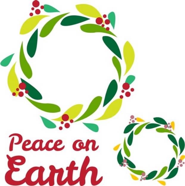 Picture of Peace On Earth SVG File