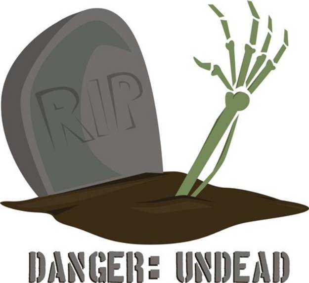 Picture of Danger Undead SVG File