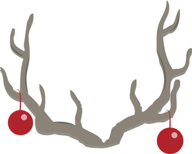 Picture of Reindeer Antlers SVG File