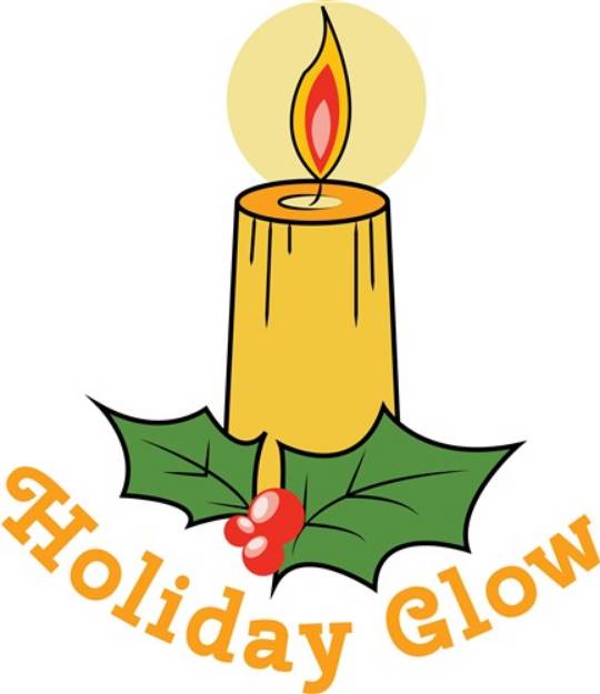 Picture of Holiday Glow SVG File