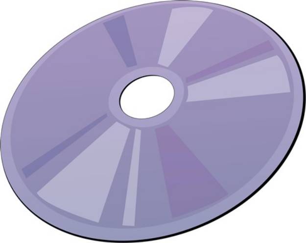 Picture of Compact Disc SVG File