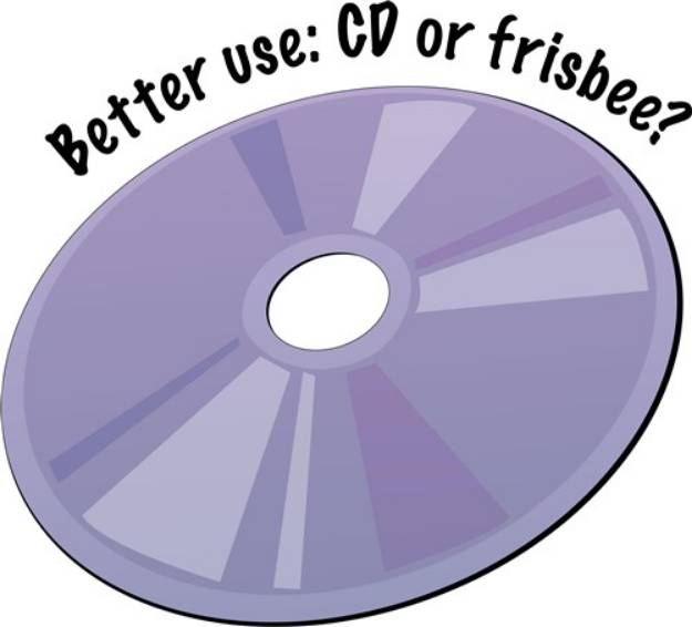 Picture of CD Or Frisbee SVG File