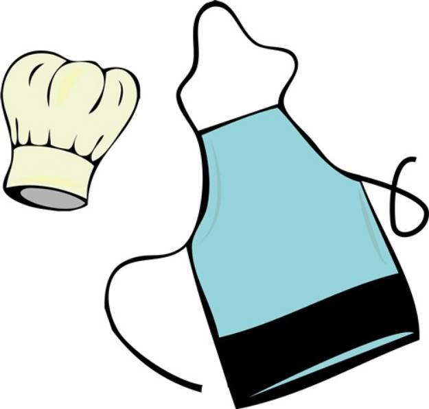 Picture of Apron & Hat SVG File