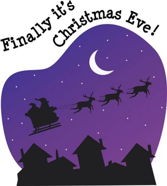 Picture of Christmas Eve SVG File