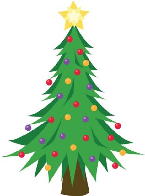 Picture of Xmas Tree SVG File