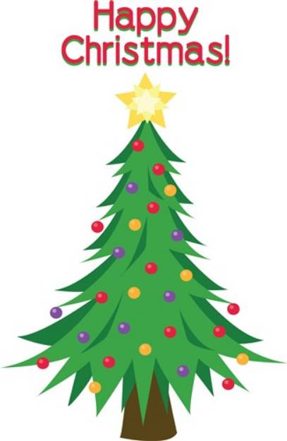 Picture of Happy Christmas SVG File