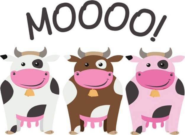 Picture of Moo Cow SVG File