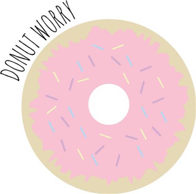 Picture of Donut Wory SVG File