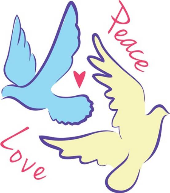 Picture of Peace Dove SVG File