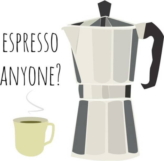 Picture of Espresso Anyone SVG File