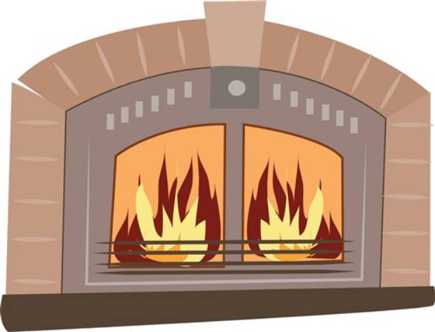 Picture of Fireplace SVG File
