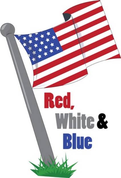 Picture of Red White & Blue SVG File