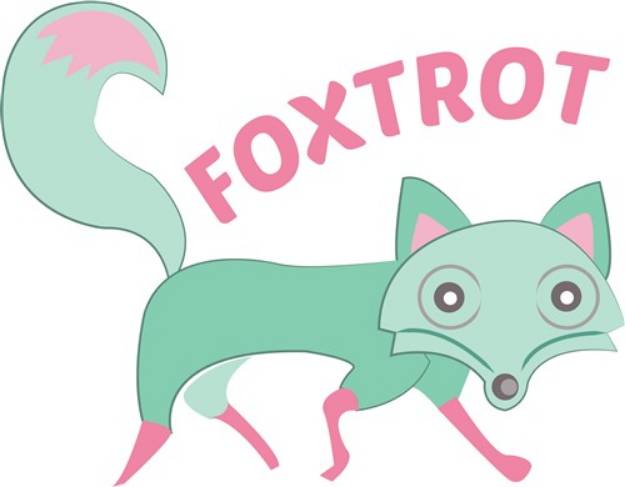 Picture of Fox Trot SVG File