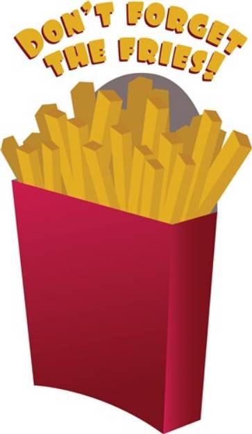 Picture of The Fries SVG File