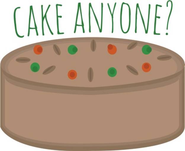 Picture of Cake Anyone? SVG File