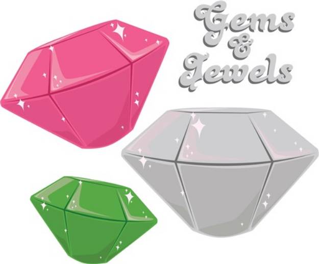 Picture of Gems & Jewels SVG File