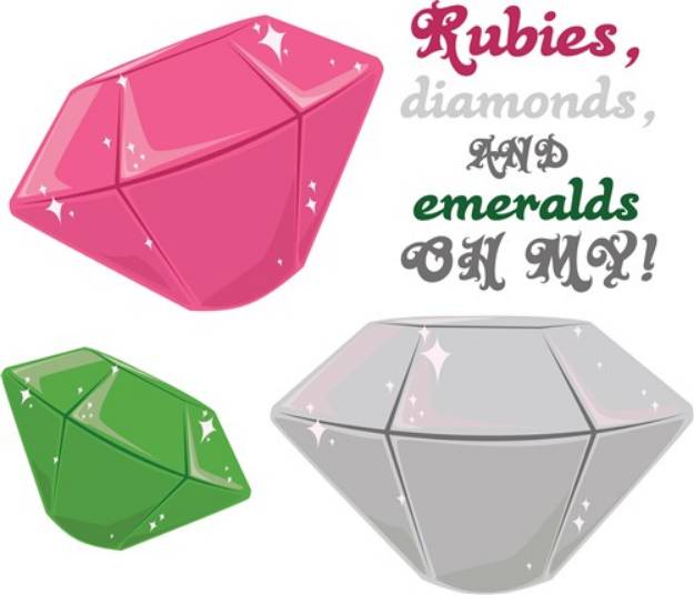 Picture of Emeralds Oh My SVG File