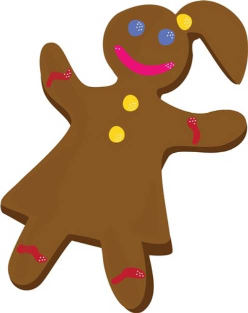 Picture of Gingerbread Girl SVG File