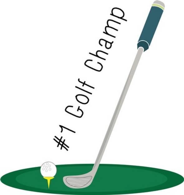 Picture of Golf Champ SVG File