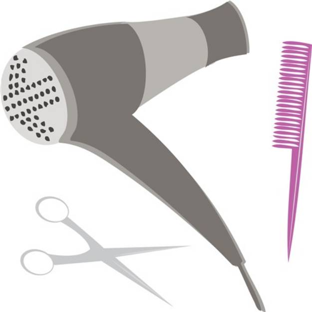 Picture of Beautician Tools SVG File