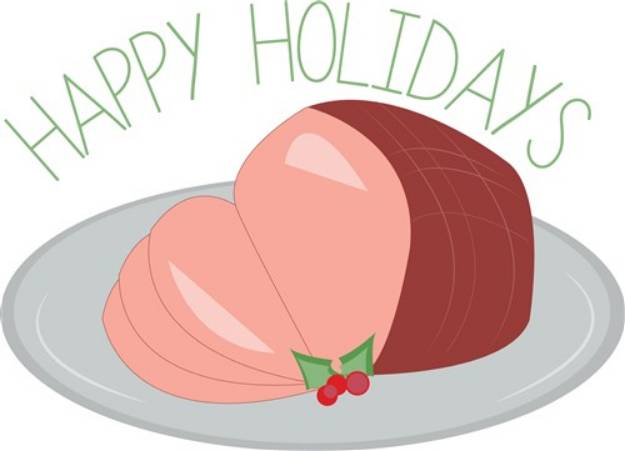 Picture of Holiday Ham SVG File
